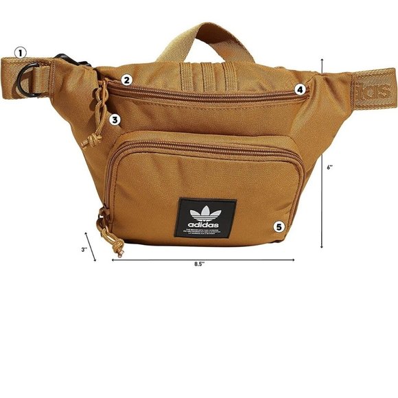 Adidas Originals Sport Hip Pack Waist Bag Fanny/Crossbody Festival Pouch #072 - Picture 4 of 12